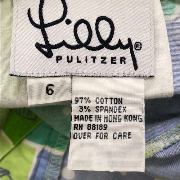 RARE Lilly Pulitzer Go Fish Long Pants - Picture 5 of 5